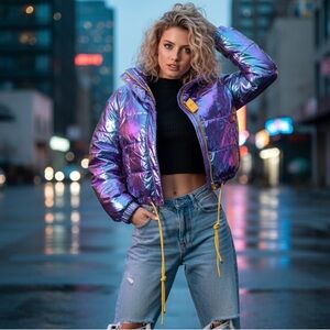 ASHLEY Iridescent Purple Women's Jacket